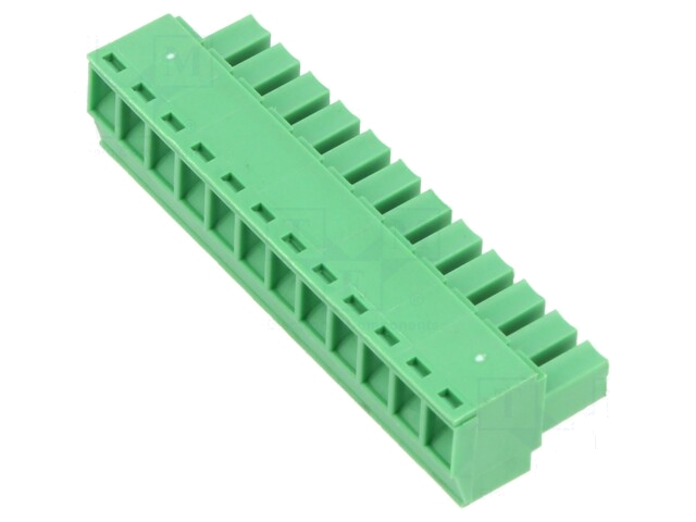 Connector: ontkoppelbare terminal strip; stekker; vrouwelijk Connector: ontkoppelbare terminal strip; stekker; vrouwelijk